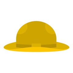 Summer hat icon isolated