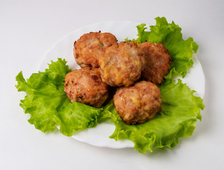 Meat cutlet with salan