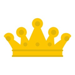 Royal crown icon isolated