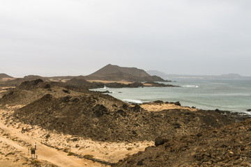 Isla de Lobos Coastline, Fuerteventura, Spain