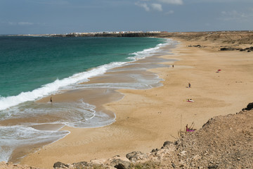 Playa del Aljibe de la Cueva In Fuerteventura, Spain
