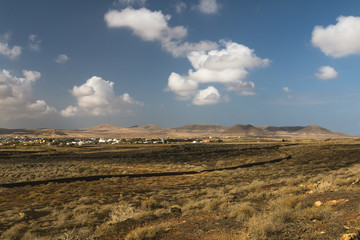 Lajares Village In Fuerteventura, Spain