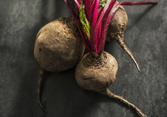 Beetroot on Slate