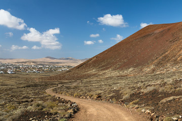 Fototapeta na wymiar Lajares Village In Fuerteventura, Spain