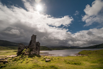 Burg Ardvreck Castle am Loch Assynt