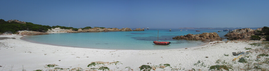 Fototapeta na wymiar Budelli beach, Sardinia island