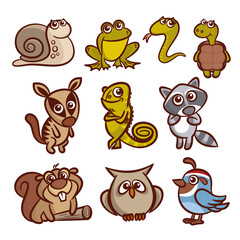 Cartoon Animals Set