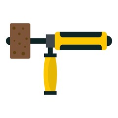 Precision grinding machine icon isolated