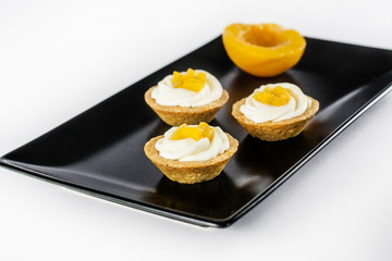 Mini Peach Tarts