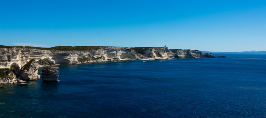 The fortress in cliff Bonifacio