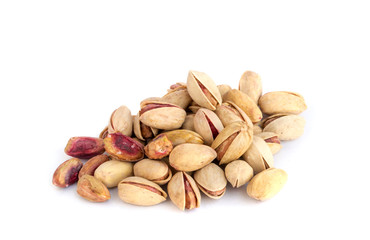 Heap of Salted Pistachios Isolated