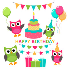 owl invitations cute celebration cards