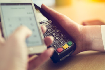 Paying through smartphone using NFC technology