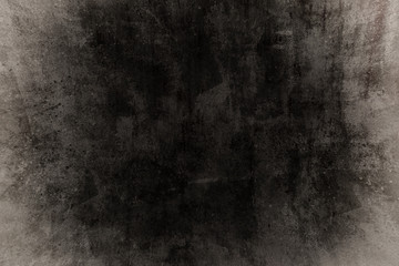 Black texture of painted wall with  white vignette. - obrazy, fototapety, plakaty