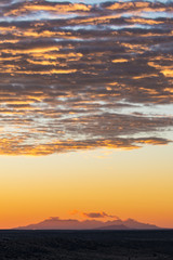 Sunrise over US/Mexico border