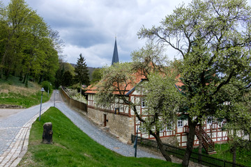 Fototapeta na wymiar Stadtansichten von Blankenburg im Harz