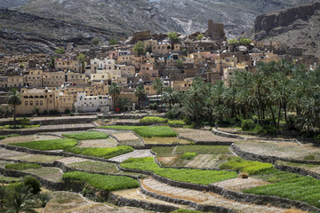 village of Bald Sayt in the mountains of Oman
