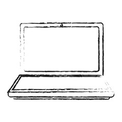 laptop computer icon image vector illustration design 