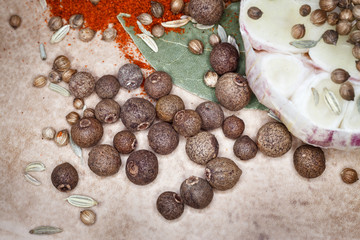Obraz na płótnie Canvas Set of spices