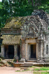 Ta Prohm temple in Angkor, Siem Reap, Cambodia.