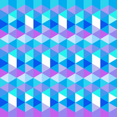 blue square triangle geometic abstract background vector