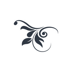 vintage decoration element ornate image vector illustration