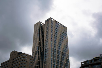 Obraz premium building in Netherlands Europe in the afternoon with a cloudy sky