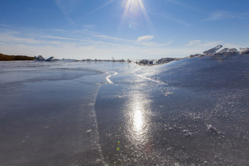Utah Lake Ice Floes