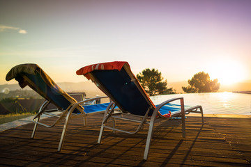 Am Infinity-Pool