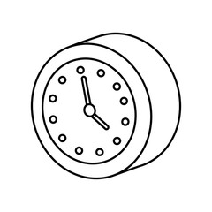 watch clock isolated icon vector illustration design