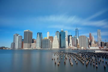 Obraz premium New York City downtown waterfront