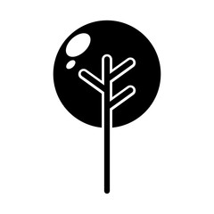 tree plant isolated icon vector illustration design