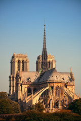 Fototapeta na wymiar Paris Notre Dame Cathedral