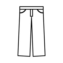 masculine pants clothes icon vector illustration design