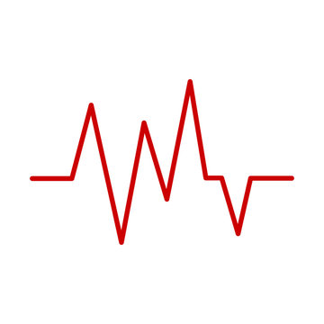 Red heartbeat icon