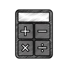 calculator math isolated icon vector illustration design