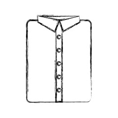 masculine shirt clothes icon vector illustration design