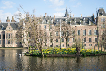 Obraz premium building in Netherlands Europe in the afternoon with a cloudy sky