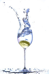 Glass splash
