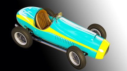 Racing car.3D render