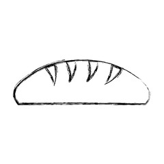 delicious bread isolated icon vector illustration design