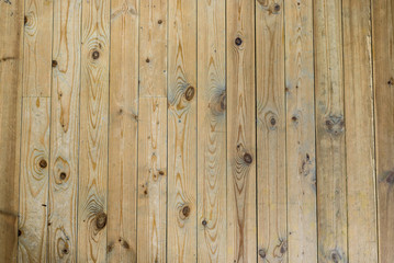Wall of planks