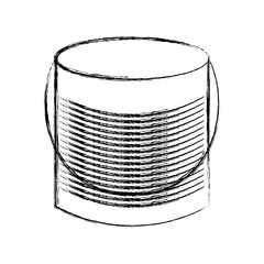 metal mason jar isolated icon vector illustration design
