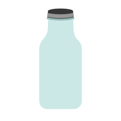 cristal bottle isolated icon vector illustration design