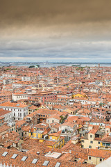 Fototapeta na wymiar Venice from San Marco bell tower, Italy