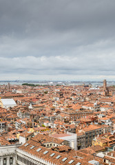 Venice from San Marco bell tower, Italy