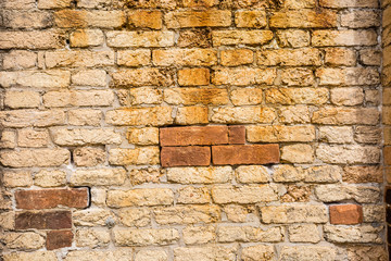 Textured background: old brick wal