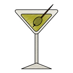 tropical cocktail isolated icon vector illustration design
