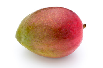 Mango fruit isolated on white background .