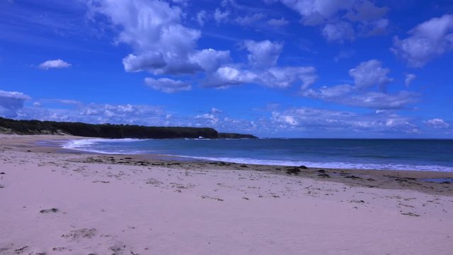Wonthaggi, Australia: Beach. Pan Left to right
